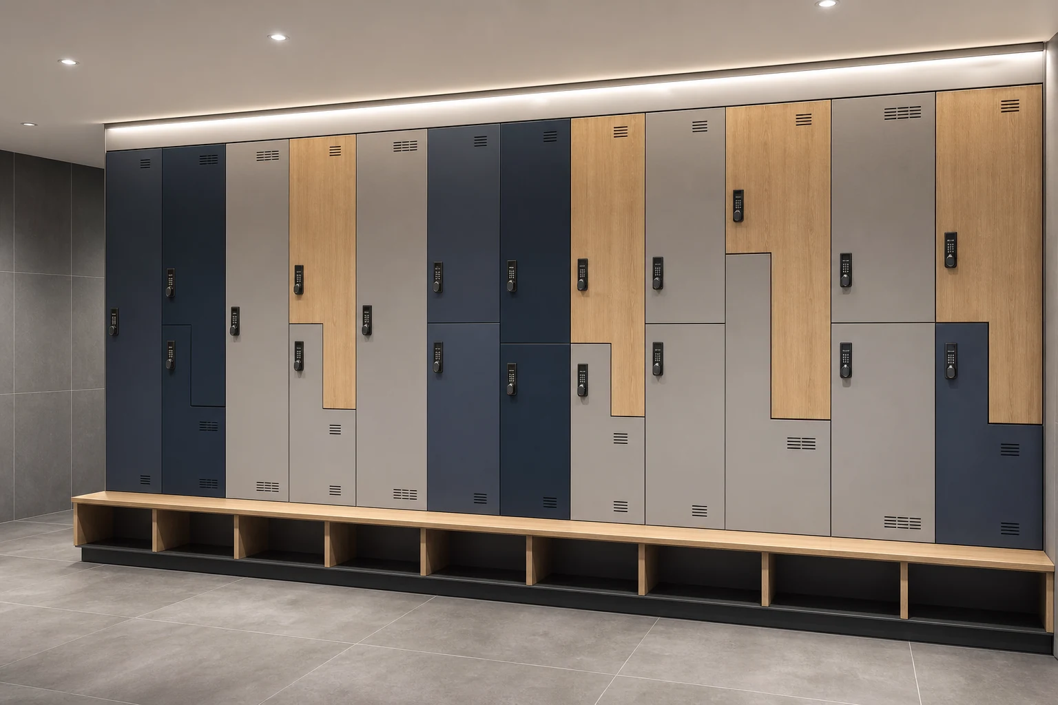 Changing Room Locker Concept commercial washroom concept reference